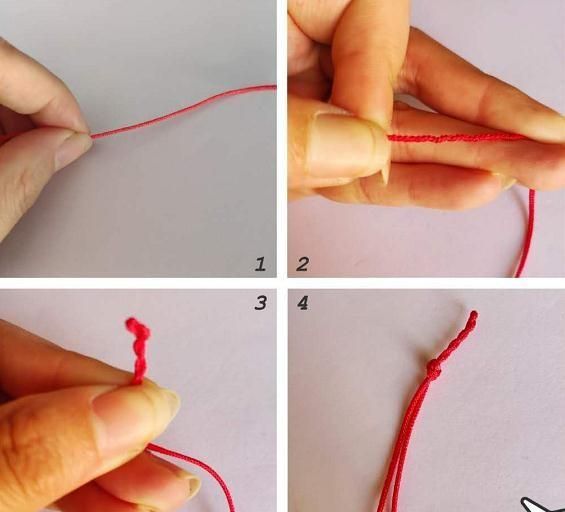 手工编绳手链扣眼怎么编(手链临时扣眼编织方法)图11